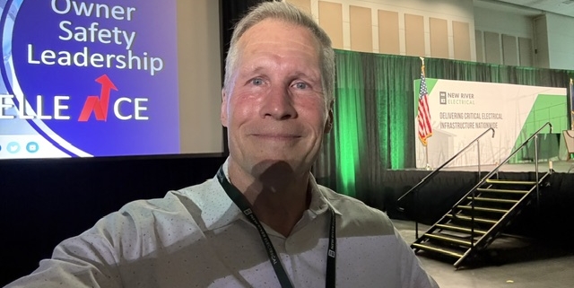 Odie Espenship at New River Electrical safety keynote